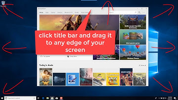 How To Use the Windows Snap Feature in Windows 10 with the mouse