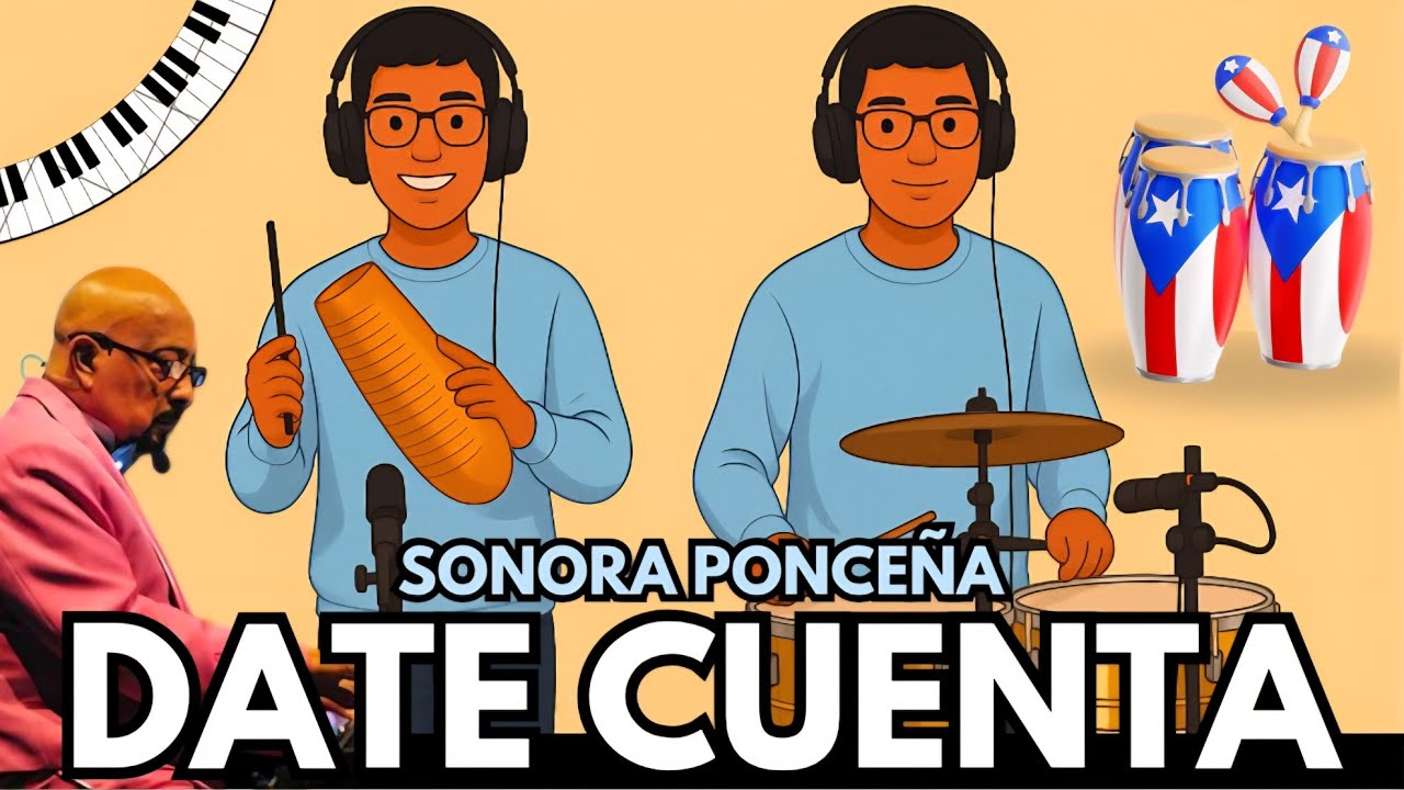 DATE CUENTA – Sonora Ponceña | Cover de Percusión con Timbales y Congas