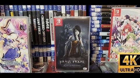 Fatal Frame Maiden Of Black Water Nintendo Switch Unboxing