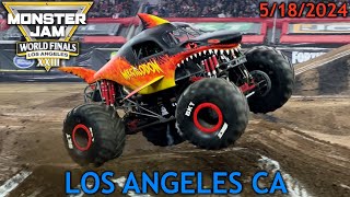 Monster Jam World Finals XXIII Los Angeles CA  2024, May 18th (Full Show) 4K 60fps