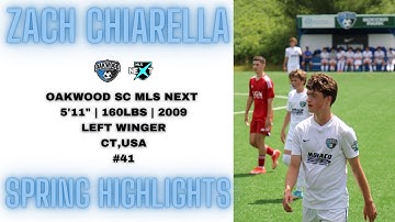 Zach Chiarella Spring 2024 Highlights | Oakwood SC MLS Next