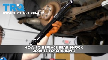 How to Replace Rear Shock 2006-12 Toyota RAV4