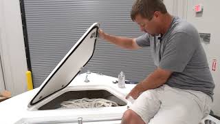 How to install a GEMLUX Lift & Turn Latch on your boat