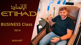 Etihad BUSINESS Class Review - 787-9 - AUH-HKT