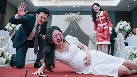 💔On wedding day, He slapped pregnant bride 20 time for mistress—she died,He collapsed and regretted！