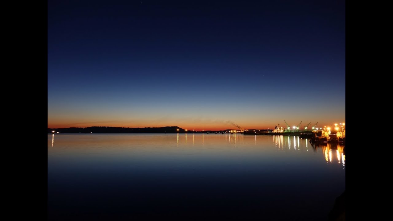 Nanaimo harbour dawn timelapse