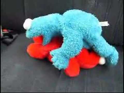 elmo cookie monster dirty being