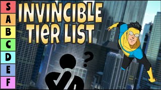 This isn't a KIDS SHOW!!! Invincible Character Tier List