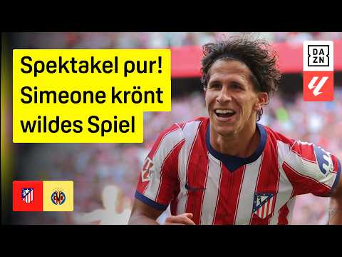 Dream goal, red card and late goal: Atletico Madrid - Villarreal CF | LALIGA | Matchday 2 | DAZN