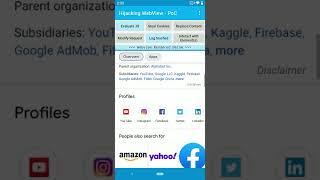 Android System Webview - Hijacking Google.com Client-Side