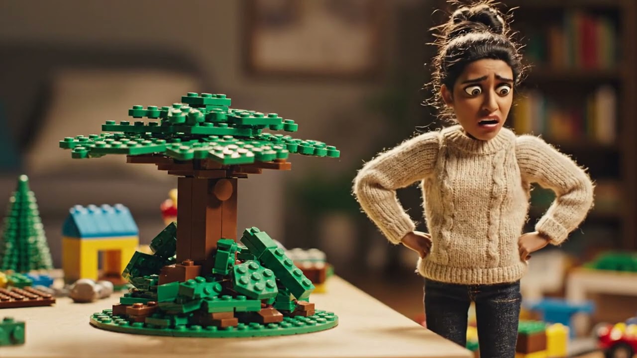 Новогодняя елка LEGO 🎄 Смешная стоп-моушн анимация