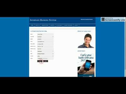 PHP And MySQL Project On Internet Banking System