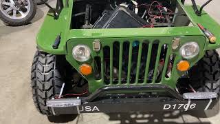 Installing LED Lights on a 125cc Mini Jeep | Venom Motorsports
