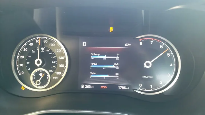 2022 Genesis G70 launch control 0-80 mph
