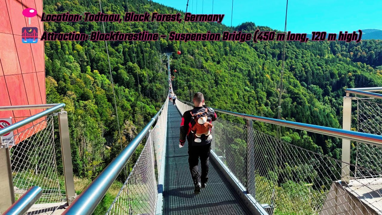 „Riding through the Black Forest 🏍️ | 120m High Bridge & Todtnau Waterfall”