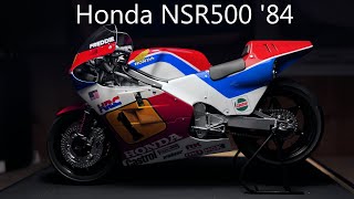 ホンダ NSR500 電動オートバイ 1:8スケール Kyosho 1/8 RC BIKE NSR500 Motorcycle 1991 HOR Hang On Rider - KIT