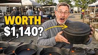 Never IGNORE These 8 Cast Iron Pans At a Flea Market (They're Worth a Fortune)