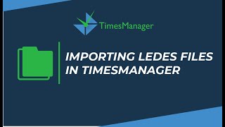 Importing Ledes Files in TimesManager 📁