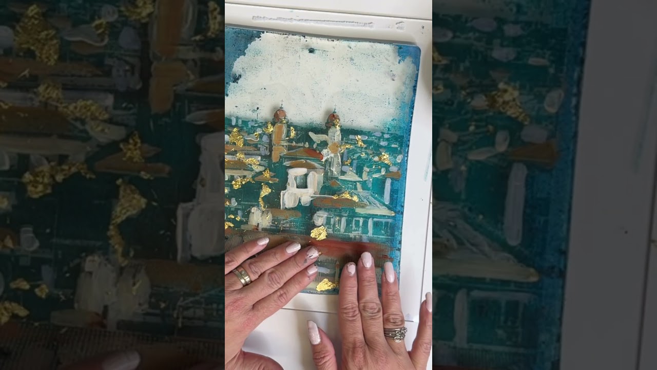 Gelli Printing Process - YouTube
