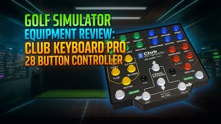Golf Simulator Equipment Review: Sim Caddie Pro Sim Golf Button Box by Club Keyboard