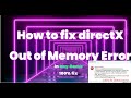 directX error fix in any game