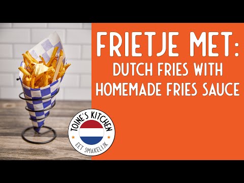 Dutch Chips With Peanut Sauce