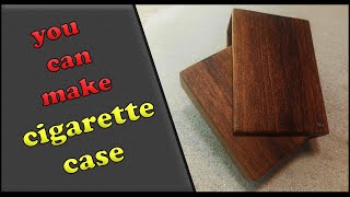 make wooden cigarette case / diy