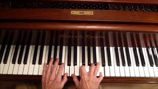 Video thumbnail of ""Fly Me To The Moon" - Solo Jazz Piano (alternate take) w/links to tutorial and score."