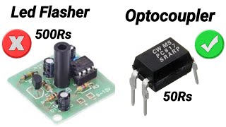 How do Make Led Flasher Using PC817 optocoupler