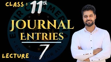 journal | lecture 7 | accounting | Hindi / urdu | Ezair Commercia