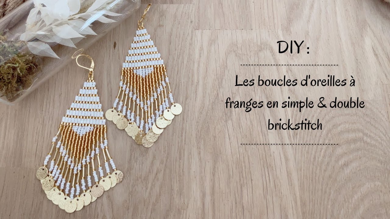 DIY : Comment faire des boucles d'oreilles à franges en simple