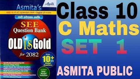 Solution of Class 10 C Maths Model Question Set 1 – Issued By CDC | Grade 10 SEE 2082 Mode