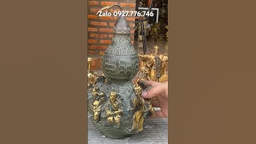 Hồ lô bát tiên #đồđồngnguyễnnghi #đồđồngxưa #phongthuy #trendingshorts #đồcổ