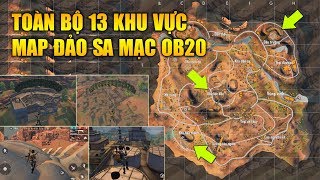 Free Fire | Chi Tiết Toàn Bộ 13 Khu Vực Đảo Sa Mạc OB20 | Rikaki Gaming