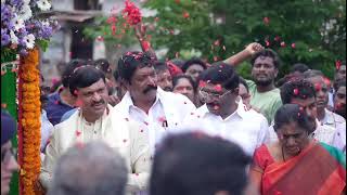 అరేంపల గ్రామంలో ఇందిరమ్మ ఇండ్ల గృహ ప్రవేశ కార్యక్రమంలో పాల్గొన్న రెవెన్యూ శాఖ మంత్రి పొంగులేటి 