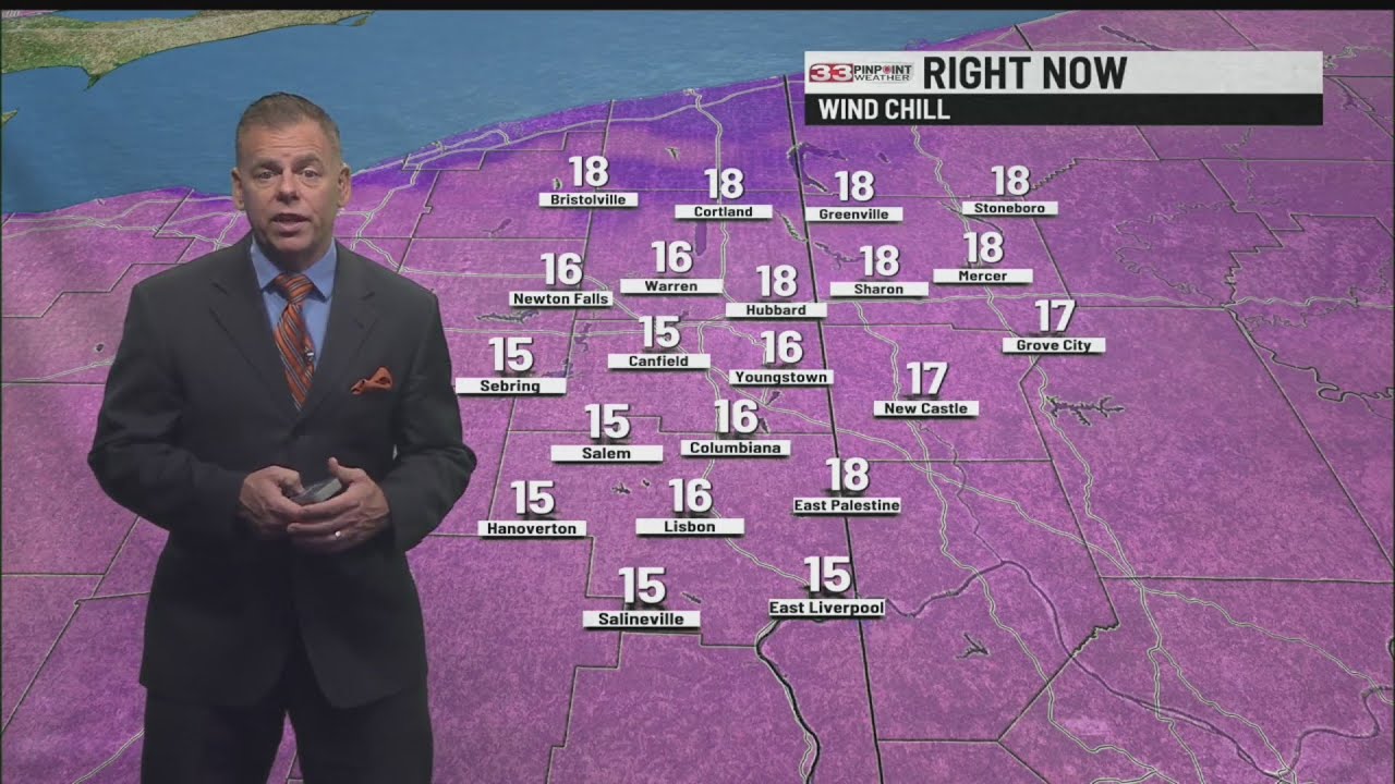 Cold with increasing clouds Tuesday - YouTube