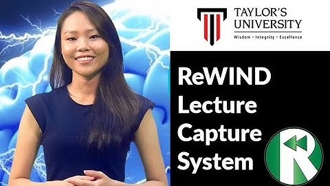 ReWIND Lecture Capture System @ Taylor