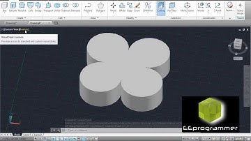 Learning AutoCAD 2014 - 3D Model Tutorial for Beginners #2