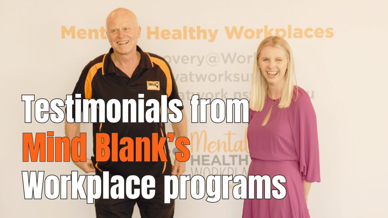 Mind Blank Workplace Mental Health Education Training Programs - YouTube