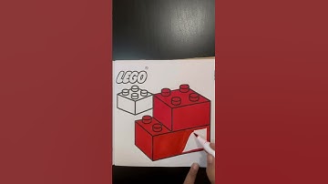 Lego Coloring ASMR | Relax & Unwind 🧱#art #asmr #relaxing#satisfying #youtube#shorts#short#ytshorts