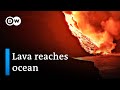 Lava from La Palma volcano reaches Atlantic Ocean, prompting fears of poisonous gas | DW News