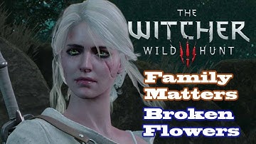 The Witcher 3 Hardest Difficulty Family Matters & Broken Flowers+Exploring PS4