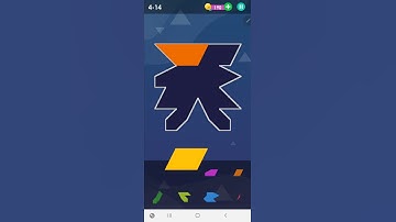 How To Solve Smart Puzzles Tangram Hard Level 4-14 Walk Through Solution Walkthrough Pixign