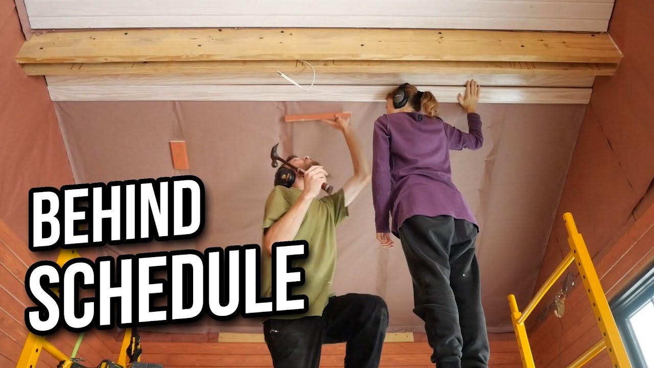 We Get a New Helper & Bedroom Ceiling Gets Finished! - YouTube