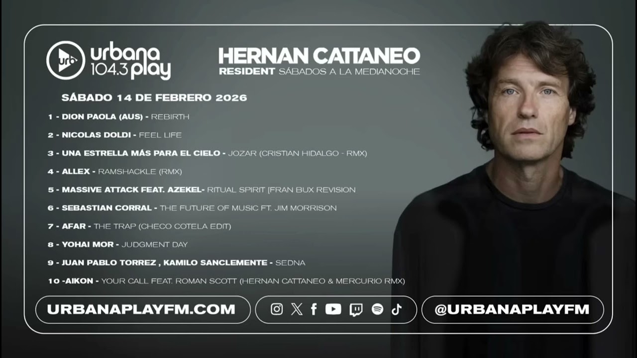 AFAR - The Trap (Checo Cotela Edit) / Cut Hernan Cattaneo Resident 771, 14/2-2026 auf YouTube ansehen AFAR - The Trap (Checo Cotela Edit) / Cut Hernan Cattaneo Resident 771, 14/2-2026 auf YouTube ansehen