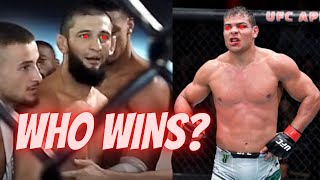Khamzat Chimaev vs Paulo Costa altercation at UFC Performance Institute!