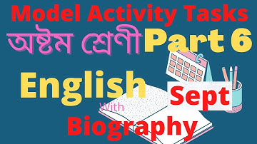 Model Activity Tasks English Class 8 Part 6