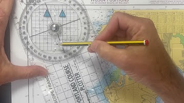 "Marine Navigation Tutorial: How to Plot a Fix, Waypoint & Course to Steer Using Tidal Vectors"