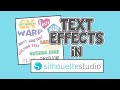 🤩How to Create Text Effects in Silhouette Studio