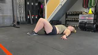 Supine Knee Rocks